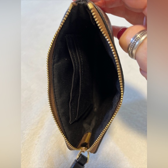 Coach Leather Corner Zip Wristlet - Picture 5 of 12